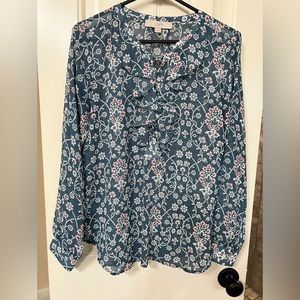 Loft slightly see through blouse